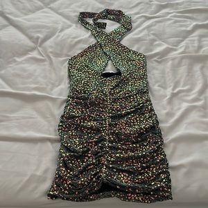 Mini sequin party dress
